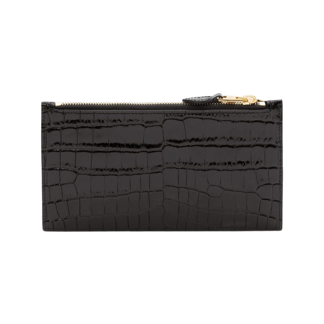 알렉산더 맥퀸 스컬 플랫 집 월렛 블랙(Alexander McQueen Skull Flat Zip Wallet Black) - 2