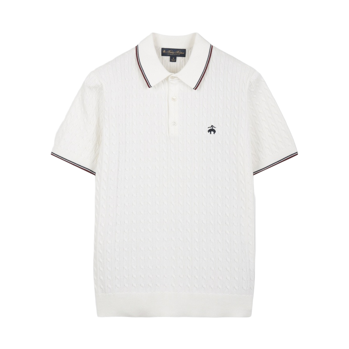 브룩스브라더스 아카이브 테니스 폴로스웨터 화이트(BrooksBrothers Archive Tennis Polo Sweater White)