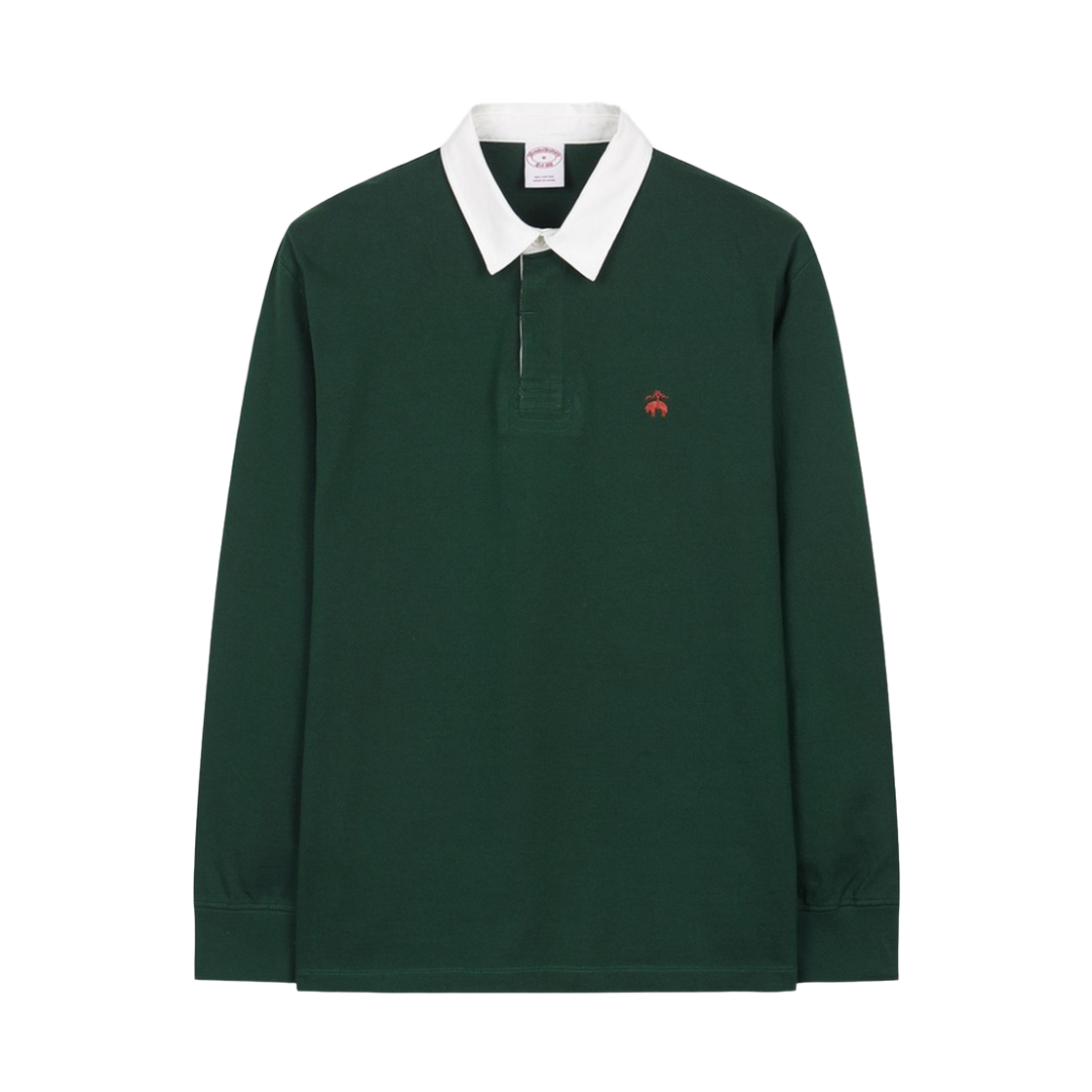 BBNTMBZ103IGA BrooksBrothers Rugby Shirt Green