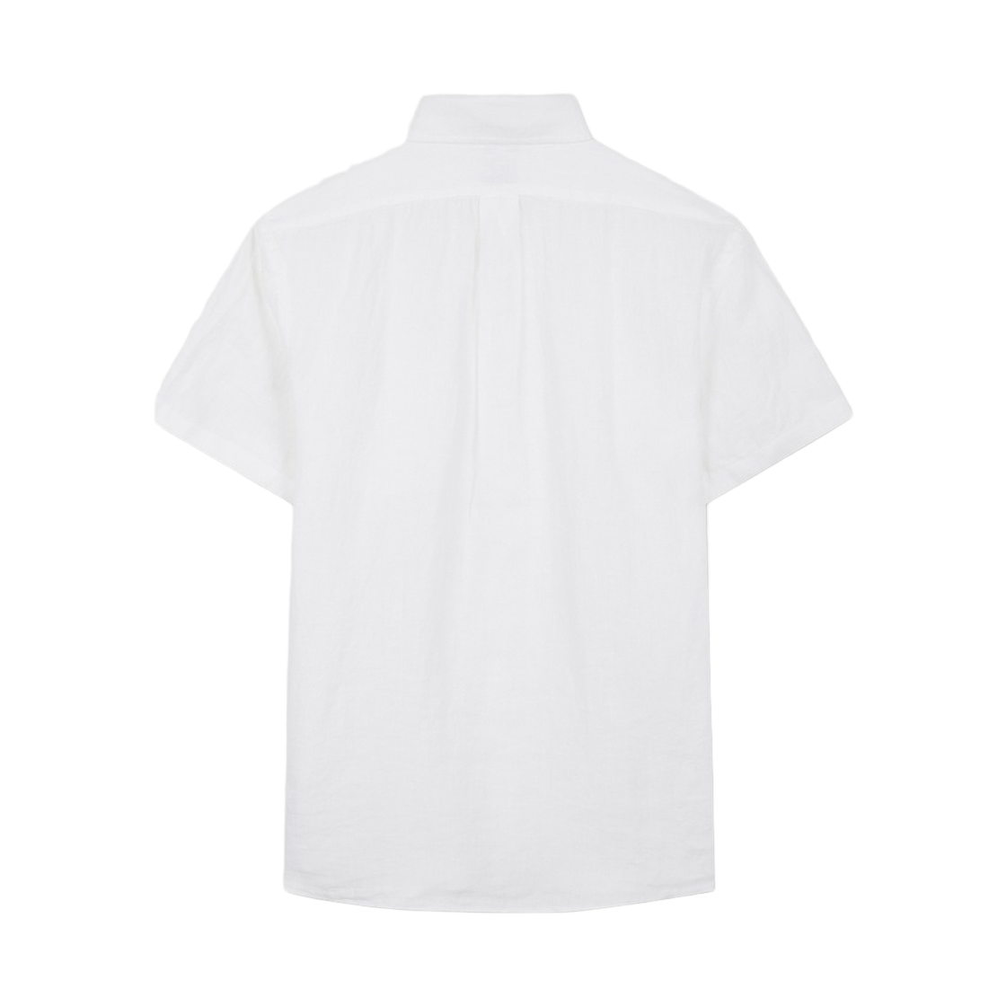브룩스브라더스 린넨 솔리드 반팔 셔츠 화이트(BrooksBrothers Linen Solid Short Sleeve Shirt White) - 2