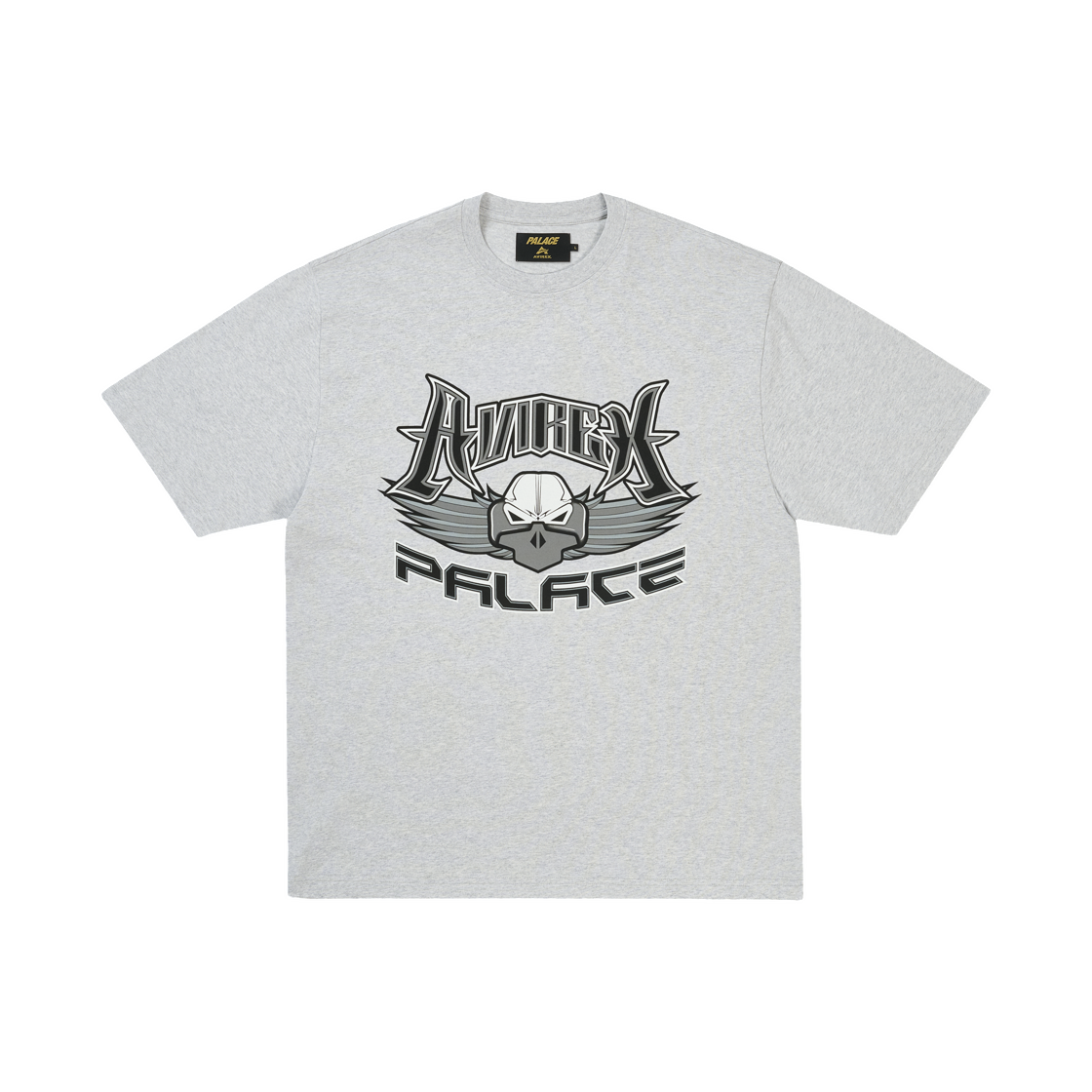 - Palace Avirex T-Shirt Grey Marl - 26FW