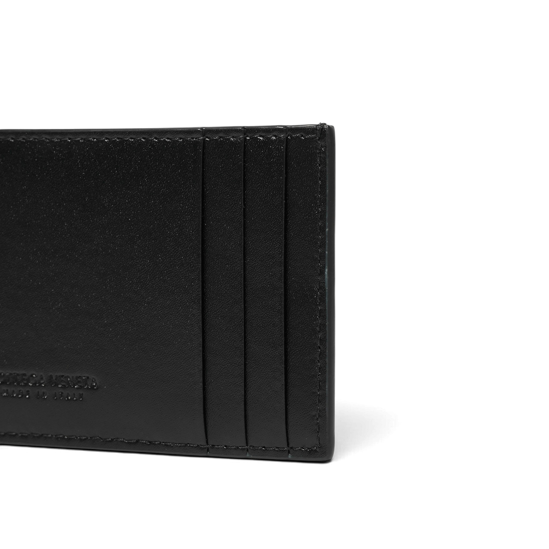 보테가 베네타 카드 케이스 카프스킨 블랙(Bottega Veneta Credit Card Case Calfskin Black) - 3
