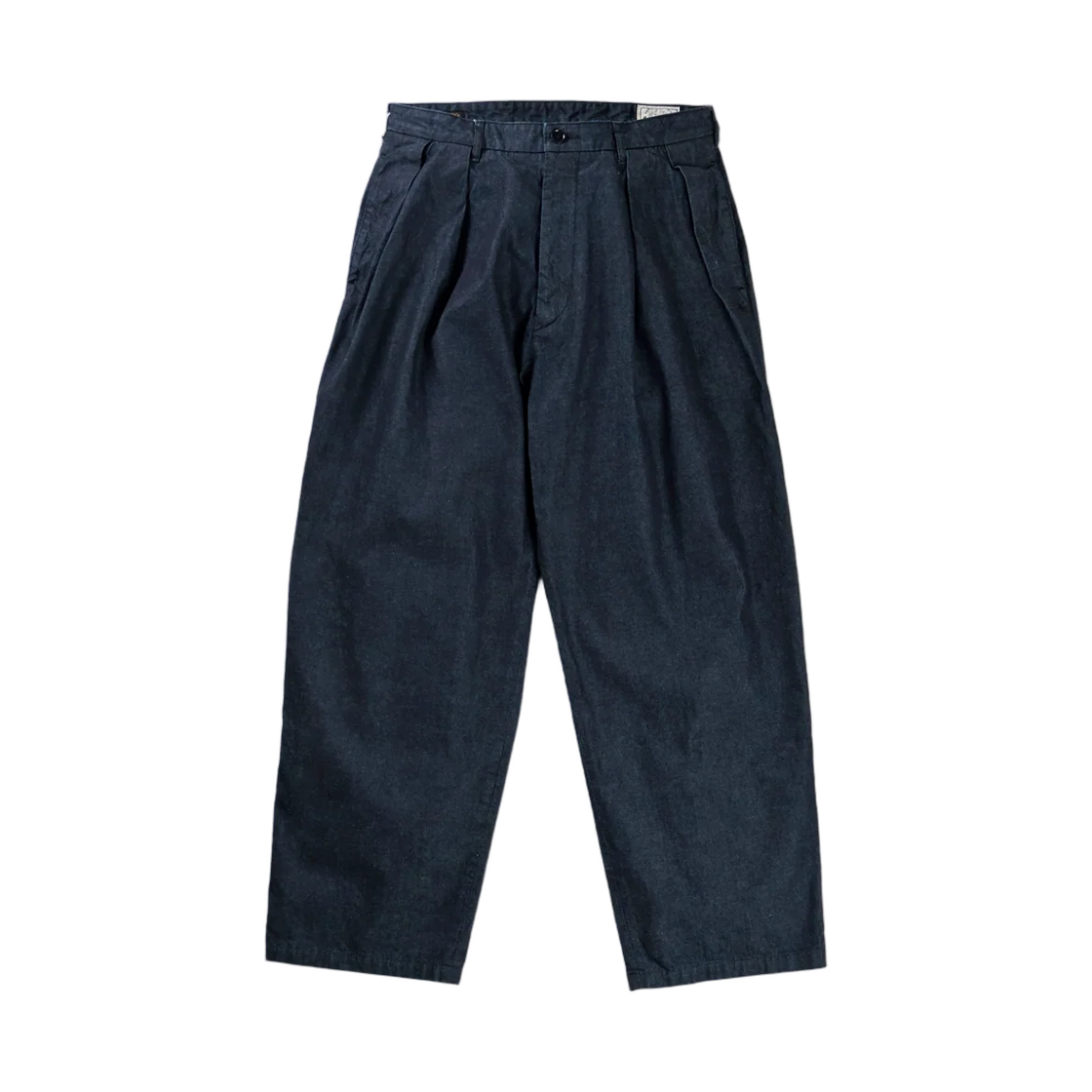 풀카운트 x GDC Gfc1001 빅 데님 턱 트라우저 인디고(Fullcount x GDC Gfc1001 Big Denim Tuck Trousers Indigo) - 1