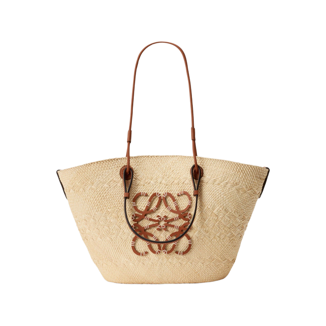 AABKT43X08-2435 Loewe Anagram Medium Shoulder Bag Beige Brown