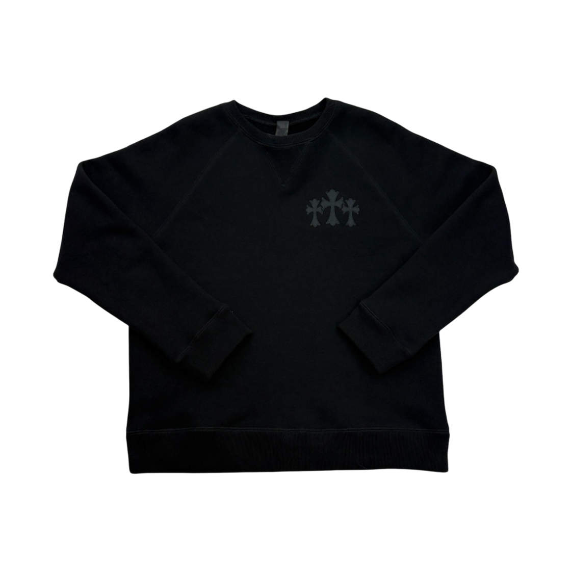970023 the dosan_ Chrome Hearts Ch Logo Crewneck