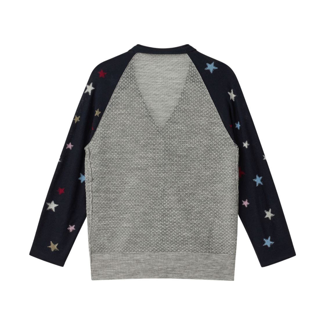 퍼버즈 우먼 스타 슬리브 레글런 니트 가디건 네이비 - 26FW(Perverze Women Star Sleeve Raglan Knit Cardigan Navy - 26FW) - 2