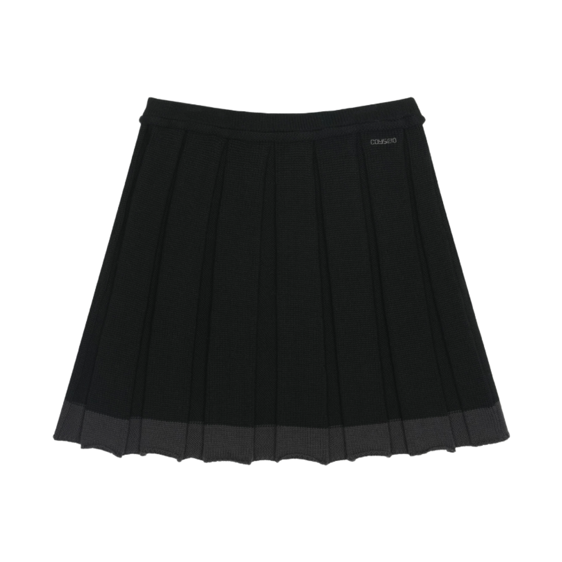 코이세이오 니트 플리츠 스커트 블랙(COYSEIO Knit Pleats Skirt Black) - 1