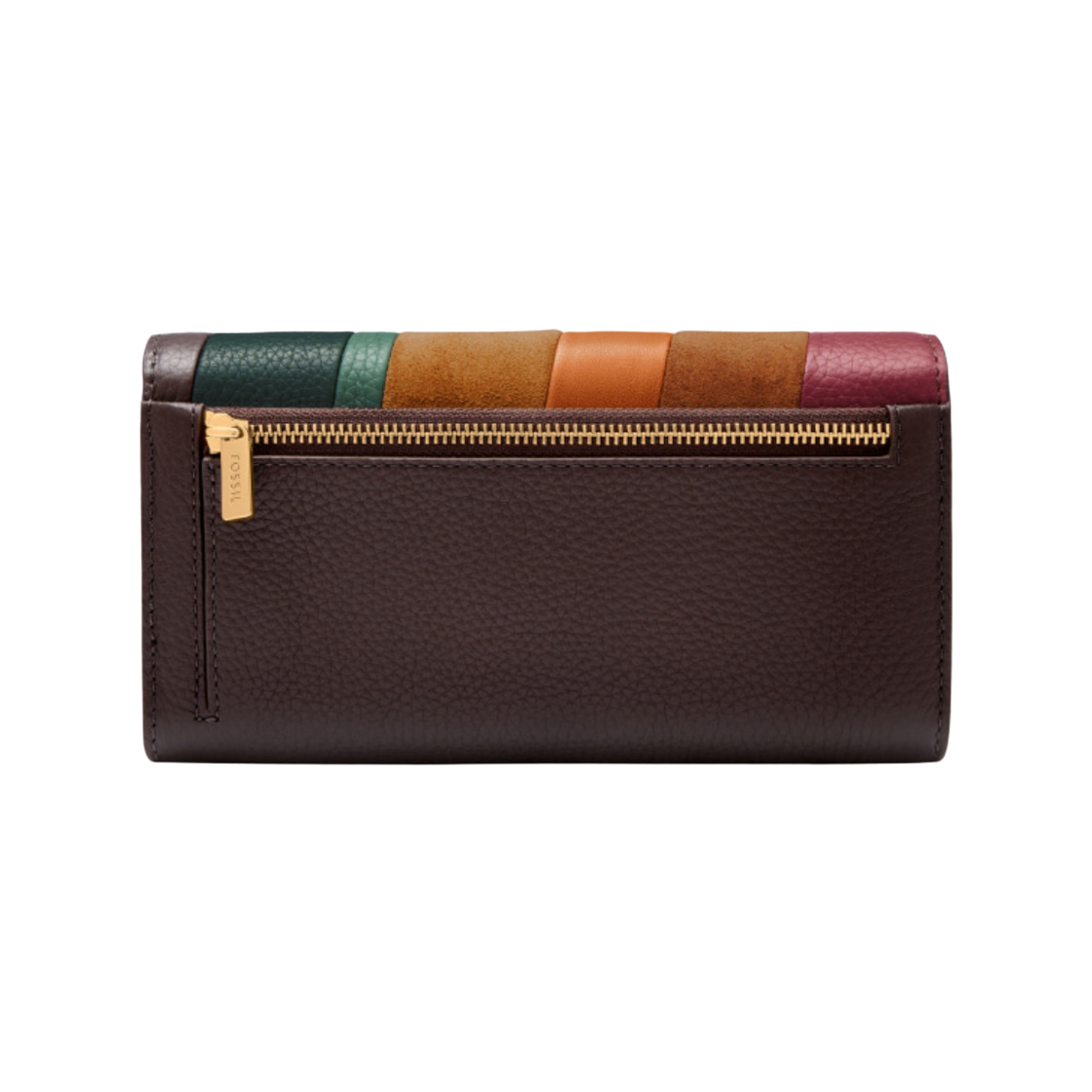 파슬 로건 레더 RFID 클러치 월렛 멀티컬러(Fossil Logan Leather RFID Clutch Wallet Multicoloured) - 2