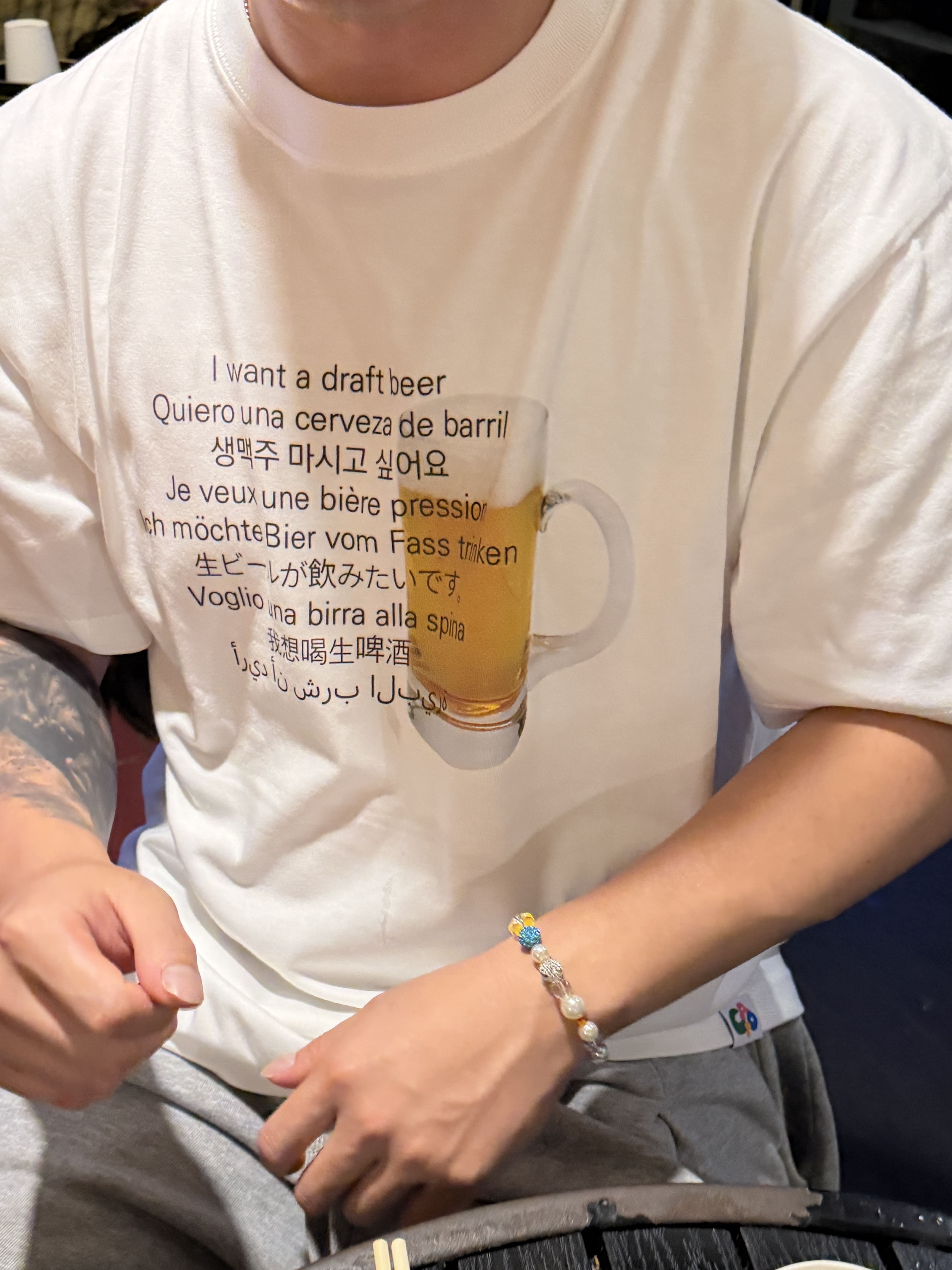 CAPO beer T-shirts 착용 스타일