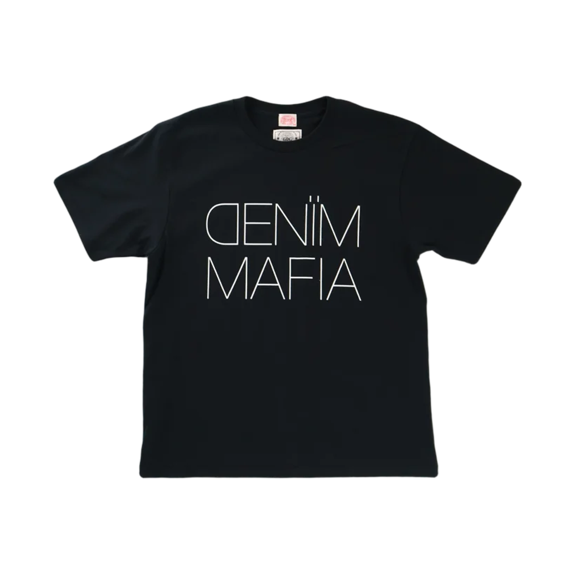 풀카운트 x GDC Gfc5001 데님 마피아 티셔츠 블랙(Fullcount x GDC Gfc5001 Denim Mafia T-Shirt Black)