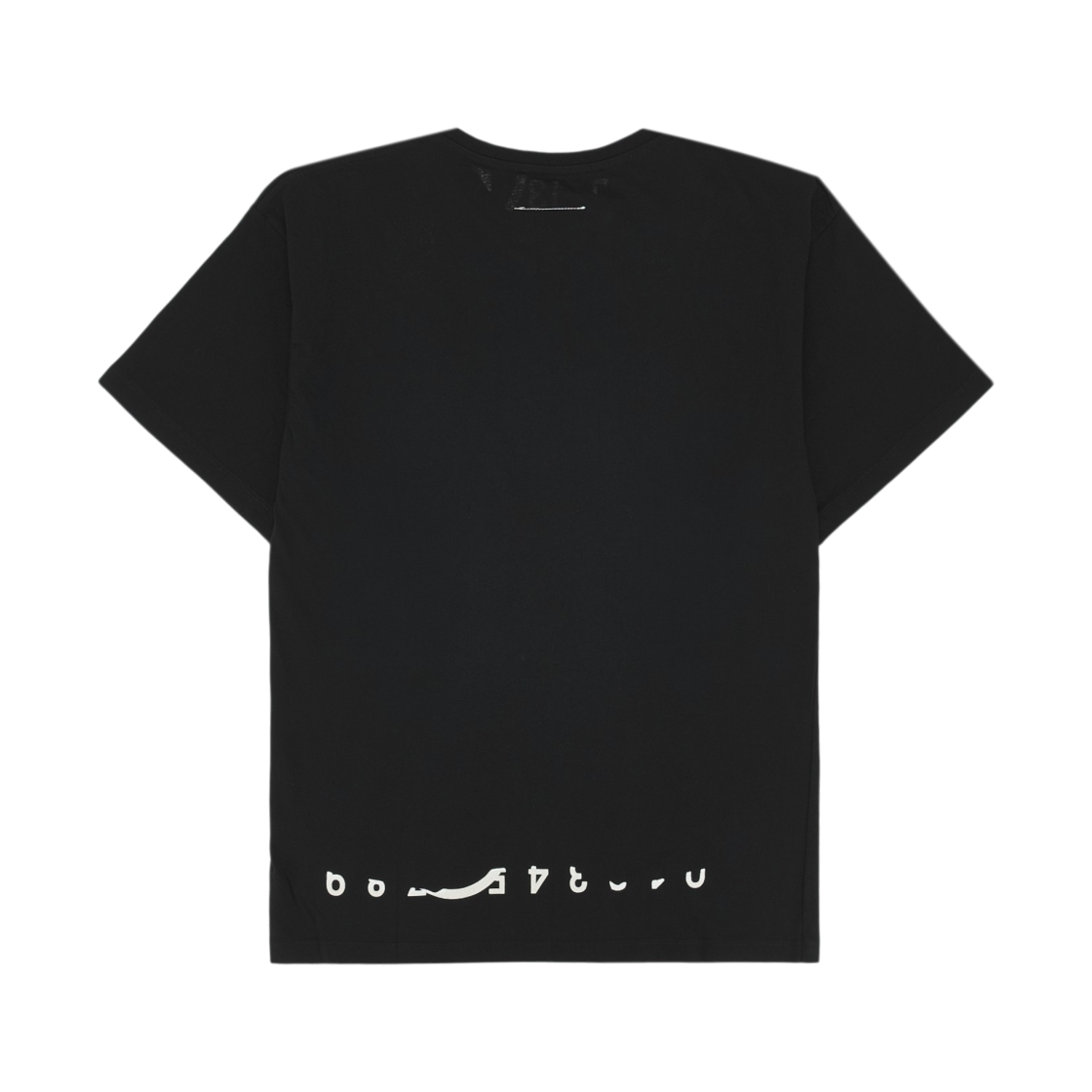 (키즈) MM6 메종 마르지엘라 뉴메릭 로고 티셔츠 블랙((Kids) MM6 Maison Margiela Numeric Logo T-Shirt Black) - 2