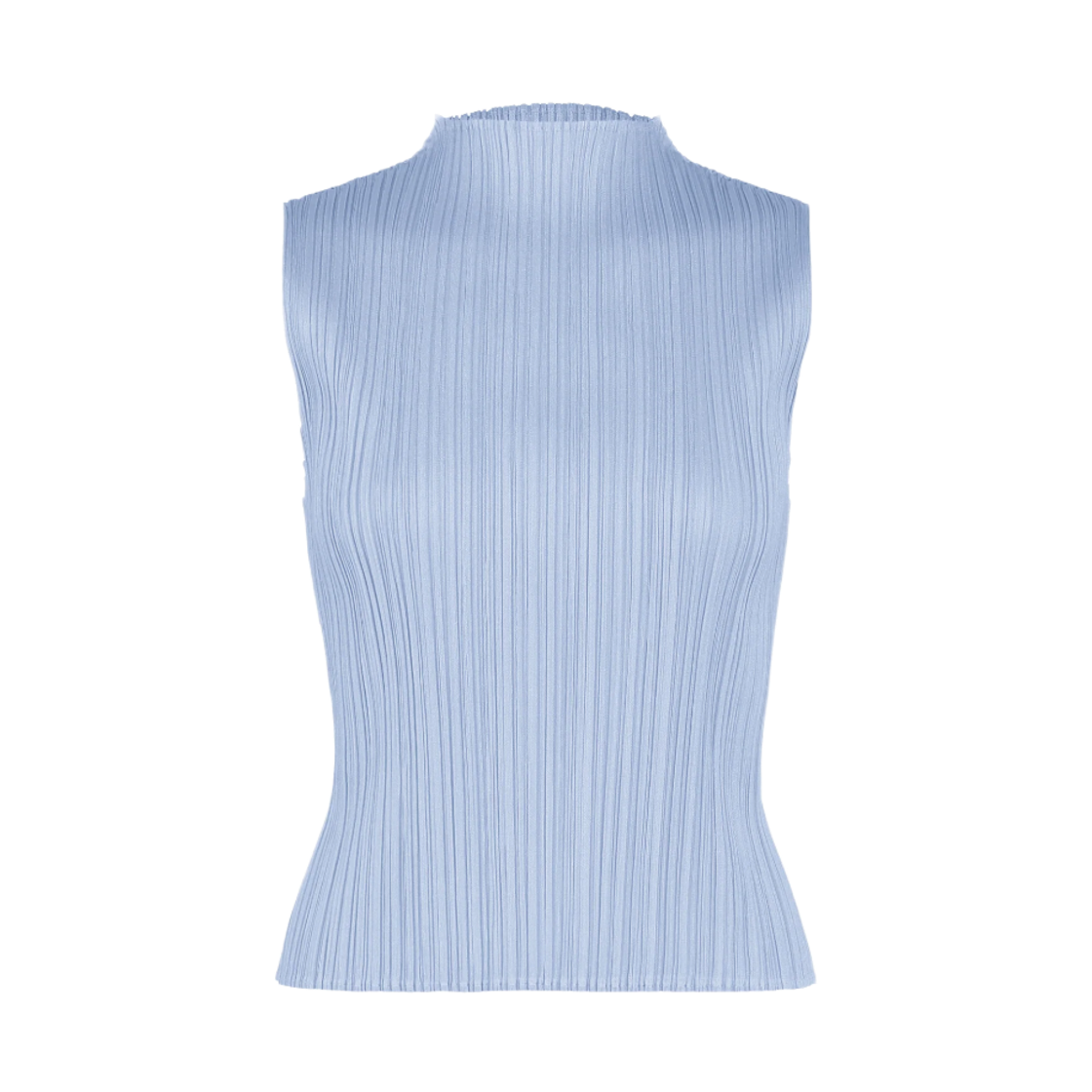 PP63-JK121-70 (W) Pleats Please Issey Miyake MC August Sleeveless Top Light Blue