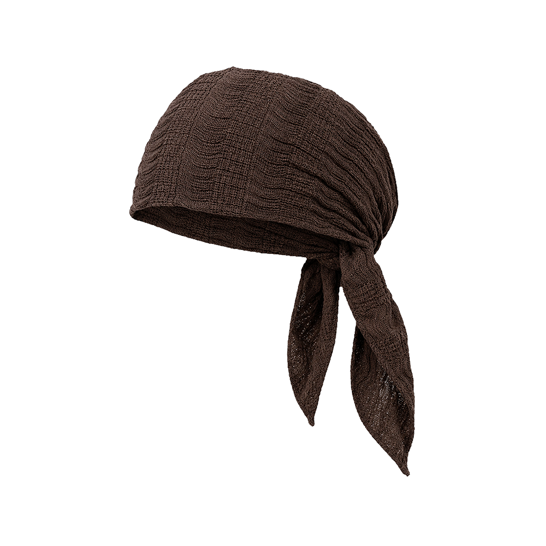 아오이로 리플 노마드 헤드랩 - 브라운(Aoiro Ripple Nomad Headwrap - Brown) - 2
