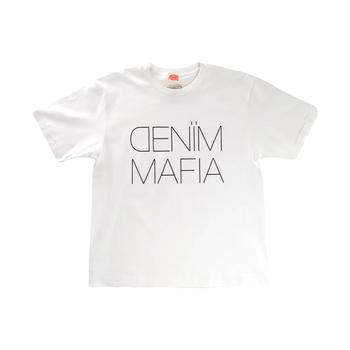 풀카운트 x GDC Gfc5001 데님 마피아 티셔츠 화이트(Fullcount x GDC Gfc5001 Denim Mafia T-Shirt White)