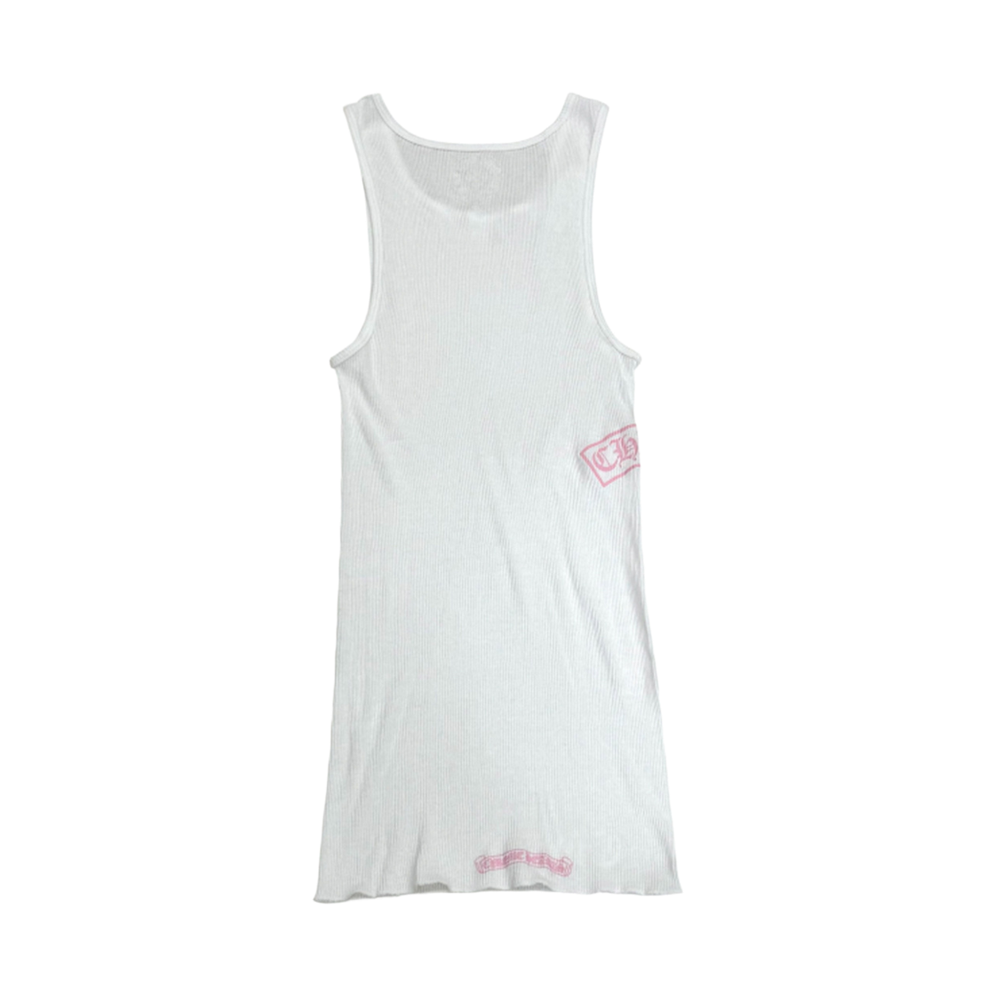 더도산 크롬하츠 T바 립 나시 화이트/핑크(the dosan_ Chrome Hearts T Bar Sleeveless Top) - 2