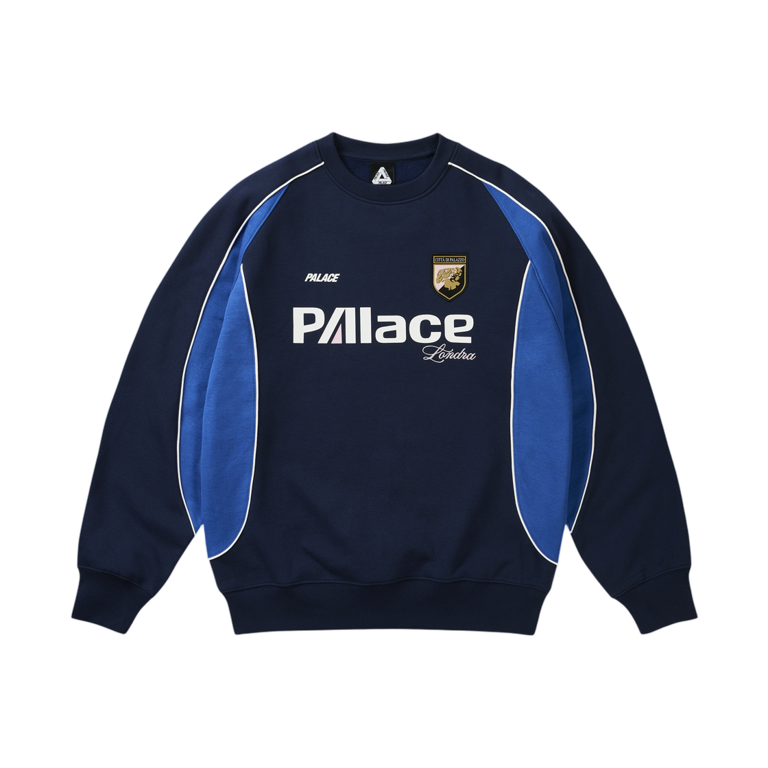 - Palace Palazzo Londra Crew Navy - 26FW