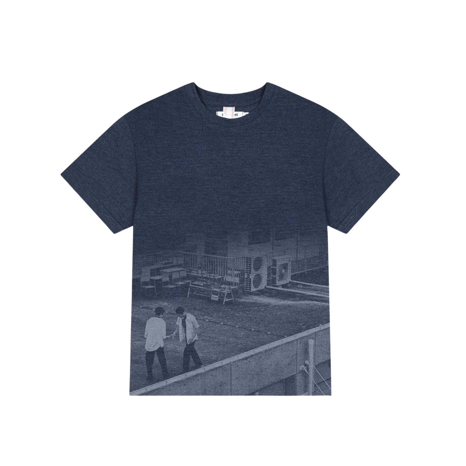[KREAM 단독] 사파리스팟 X 해피엔드 스쿨 티셔츠 (네이비)([KREAM 단독] Safarispot X Happyend School T-Shirt (Navy))