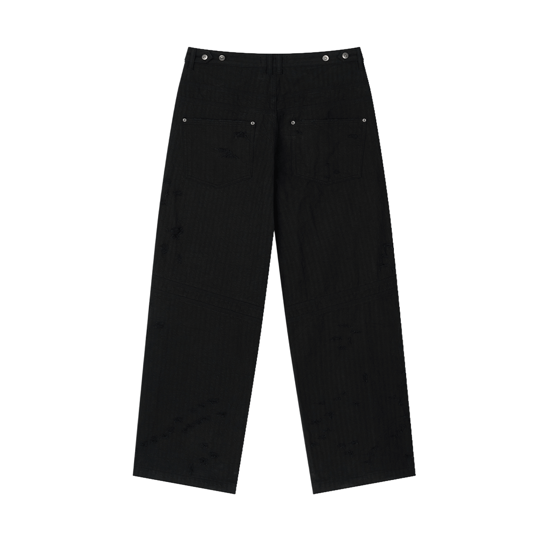 엔드릭스 피어스 스트라이프 데님 팬츠 블랙(EDLIX Pierce Stripe Denim Pants Black) - 2