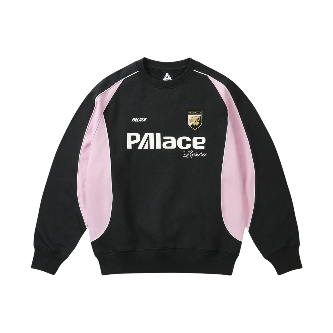 - Palace Palazzo Londra Crew Black - 26FW