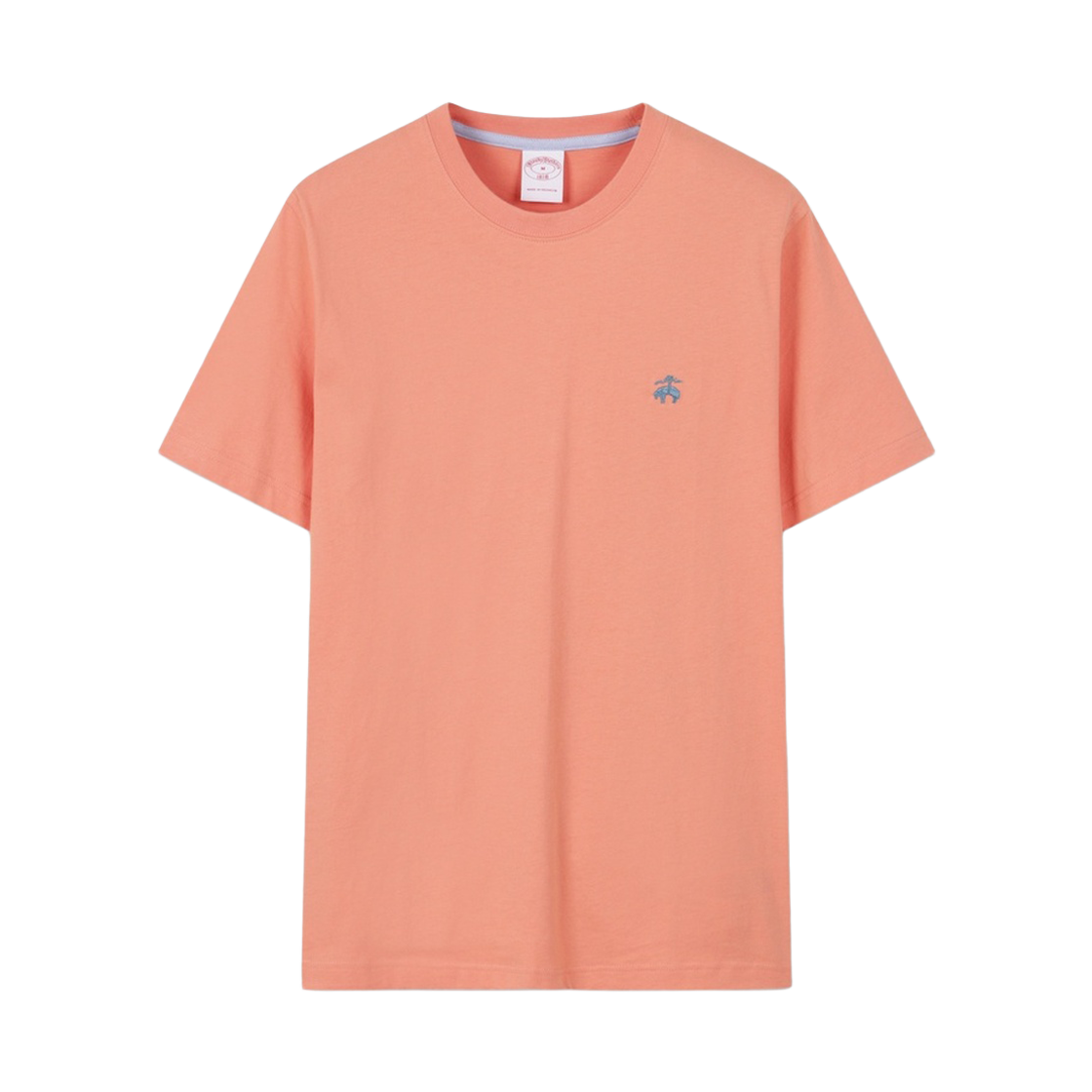BBNPMN7876FGA BrooksBrothers Cotton Golden Fleece Logo Short Sleeve T-Shirt Orange