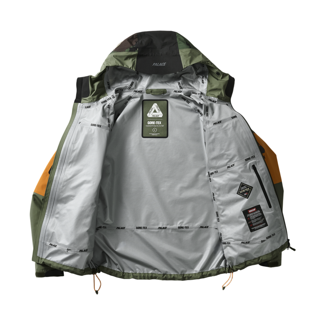 팔라스 고어텍스 3L 리믹스 자켓 그린 믹스 - 26FW(Palace Gore-Tex 3L Remix Jacket Green Mix - 26FW) - 3