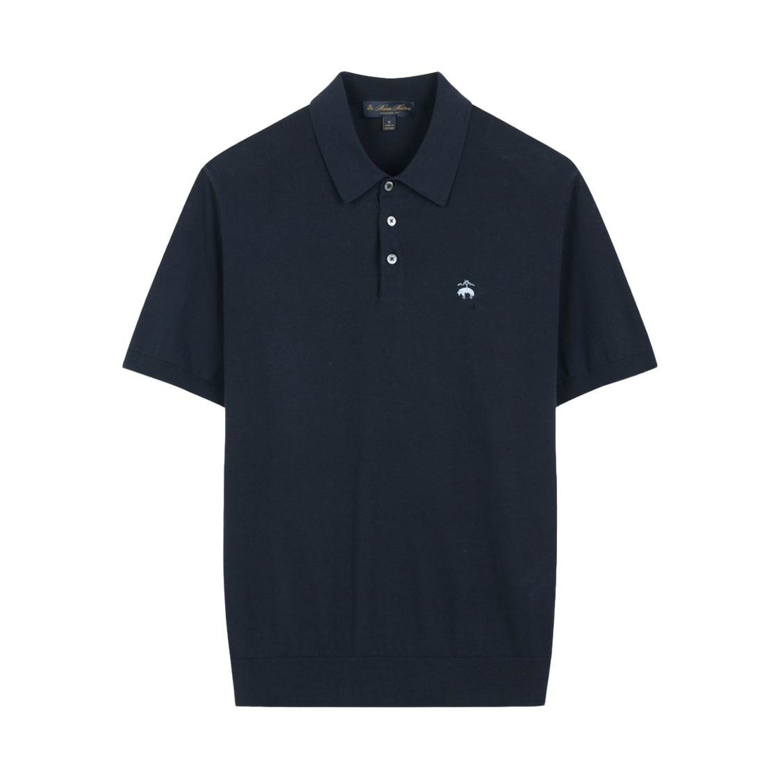 브룩스브라더스 온라인단독 코튼 폴로 반팔 스웨터 네이비(BrooksBrothers Online Exclusive Cotton Polo Short Sleeve Sweater Navy)