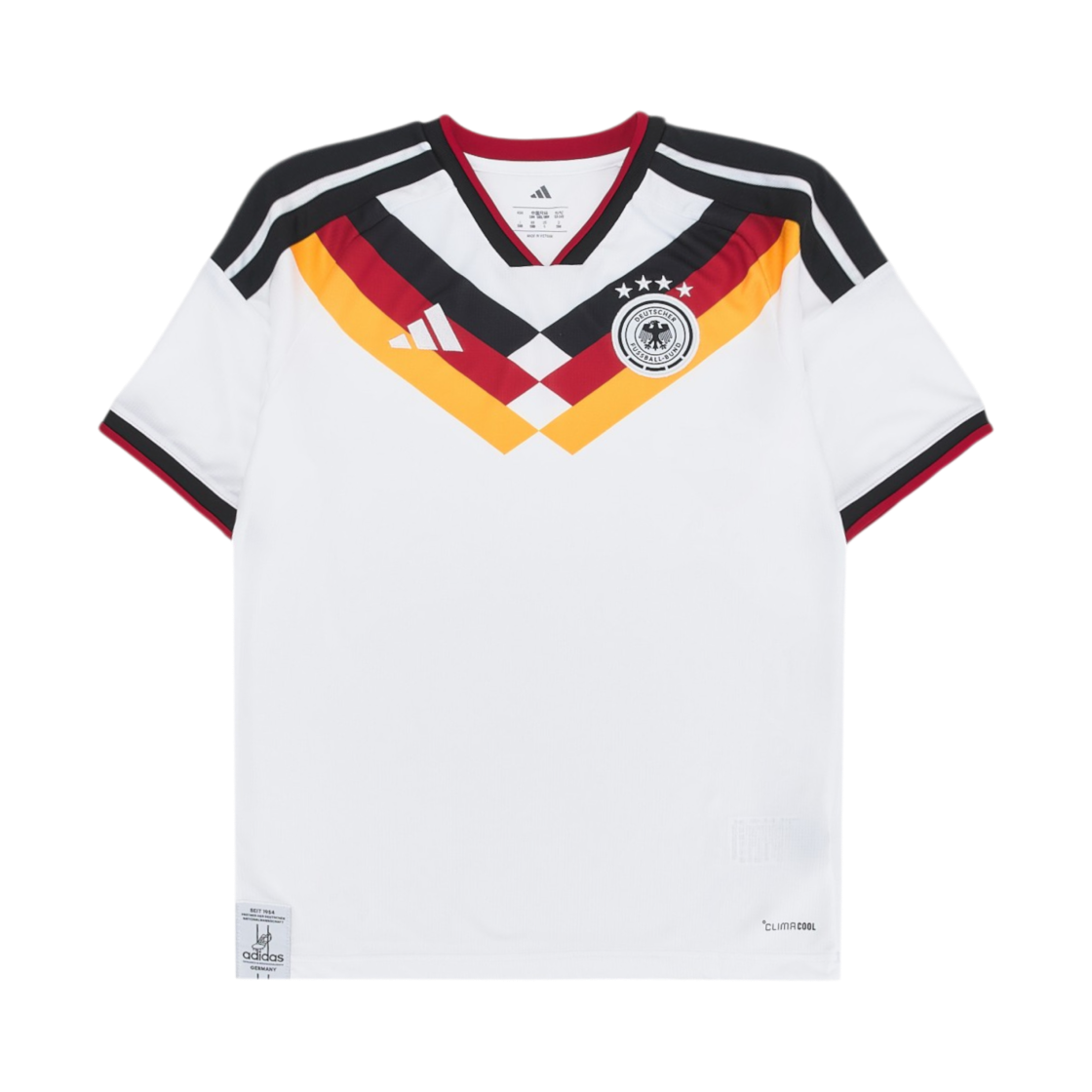 JZ4560 (Kids) Adidas Germany 2026 Home Jersey White - KR Sizing (Non Marking Ver.)