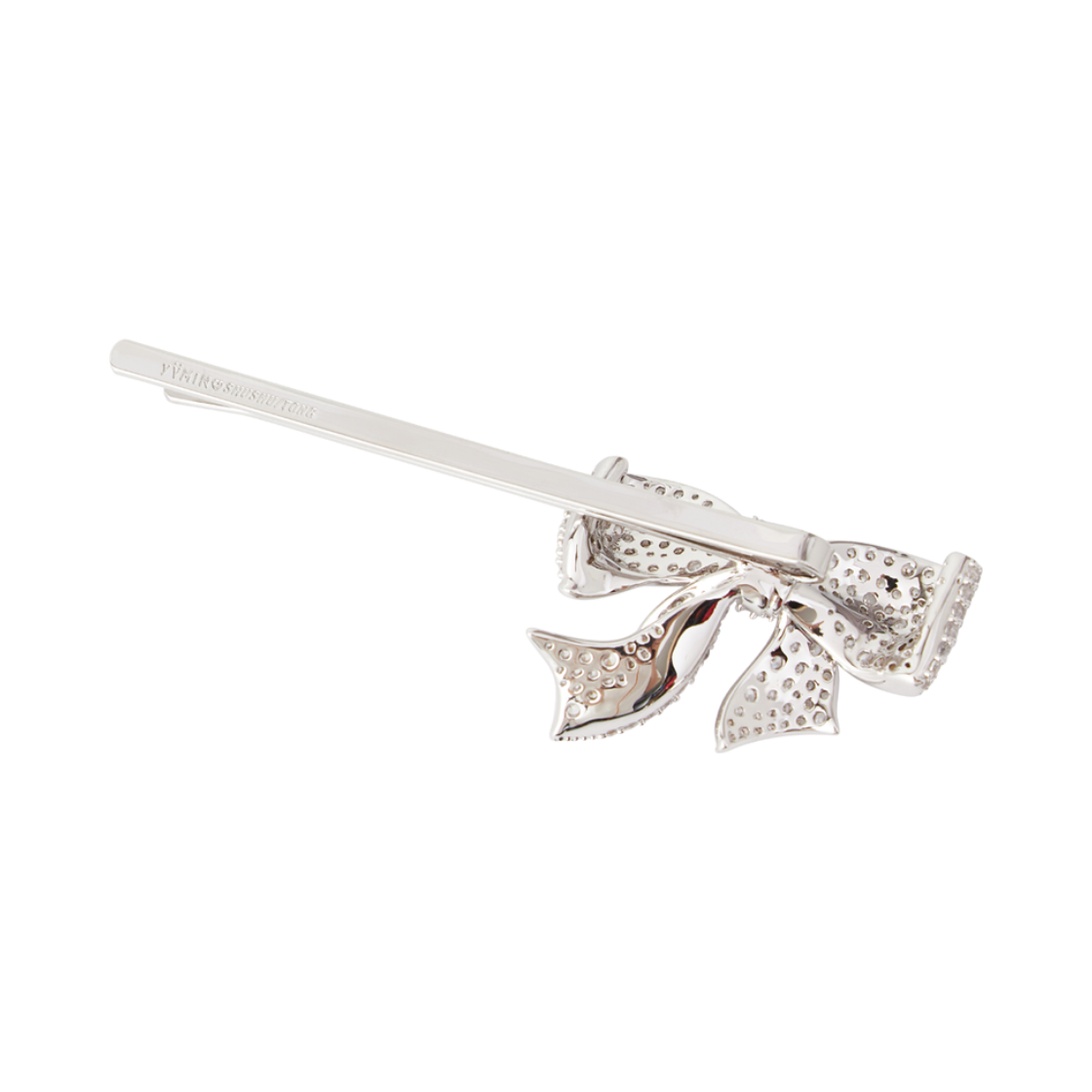 위민 x 슈슈통 기프트 보우노트 헤어 클립 화이트 - 26FW(Yvmin x Shushu/Tong Gift Bowknot Hair Clip White - 26FW) - 5