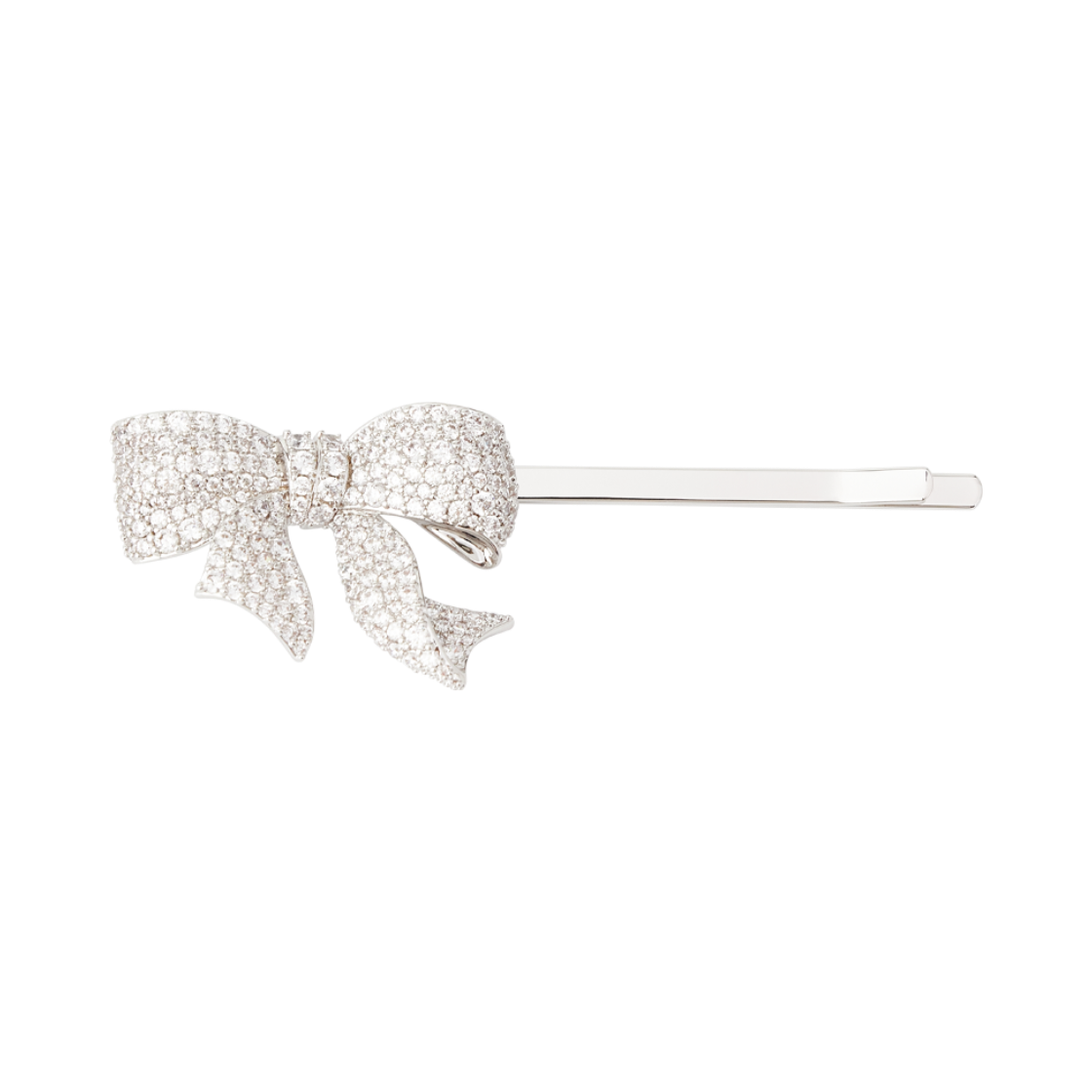 위민 x 슈슈통 기프트 보우노트 헤어 클립 화이트 - 26FW(Yvmin x Shushu/Tong Gift Bowknot Hair Clip White - 26FW)