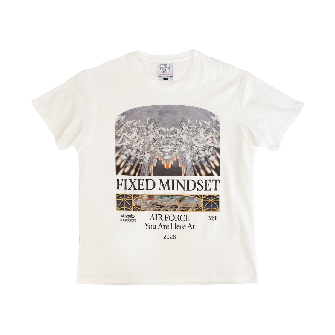 9606238 Mosquito Murderers Air Force T-Shirt White