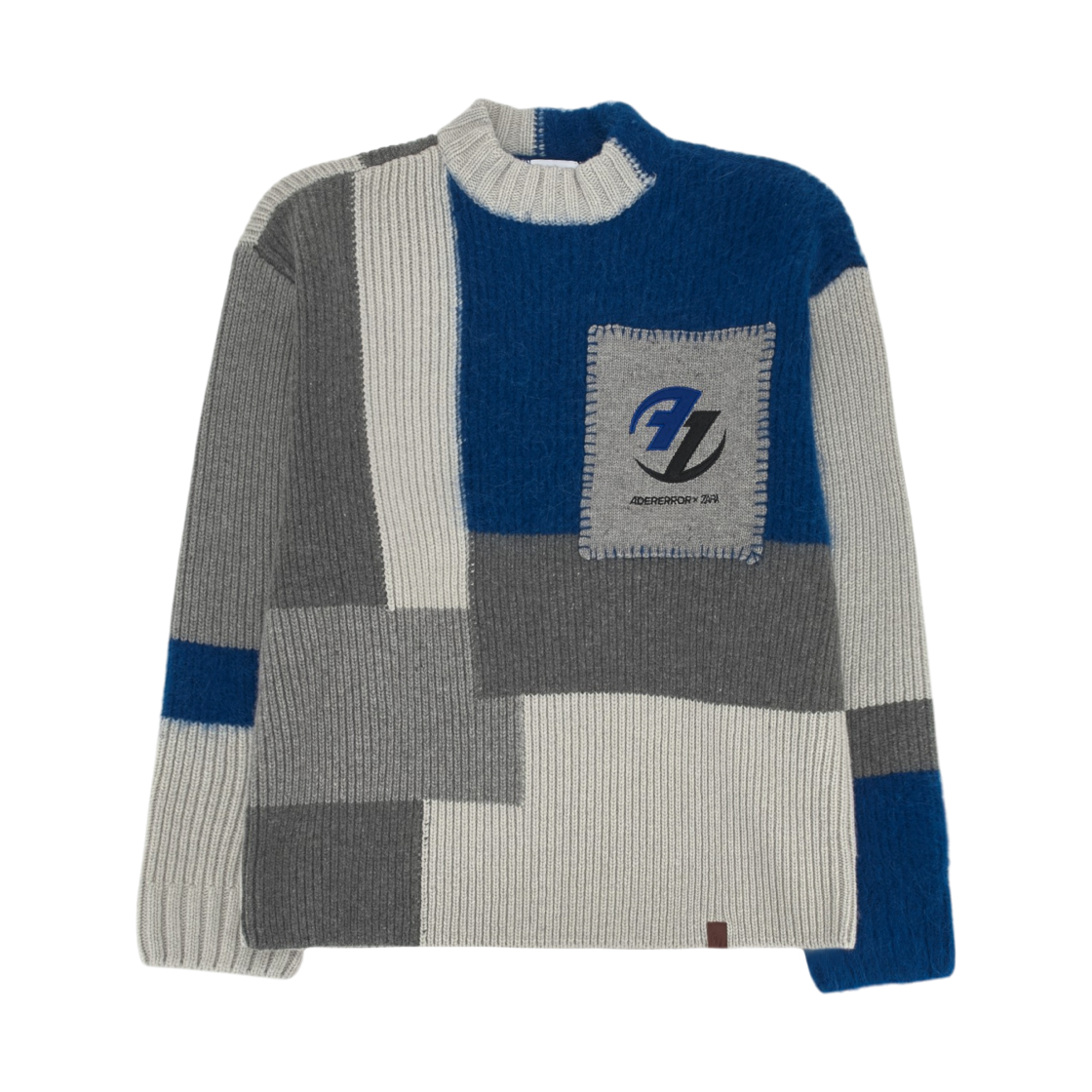 자라 x 아더에러 패치워크 오버사이즈 니트 스웨터 멀티컬러(Zara x Ader Error Patchwork Oversize Knit Sweater Multicolor)