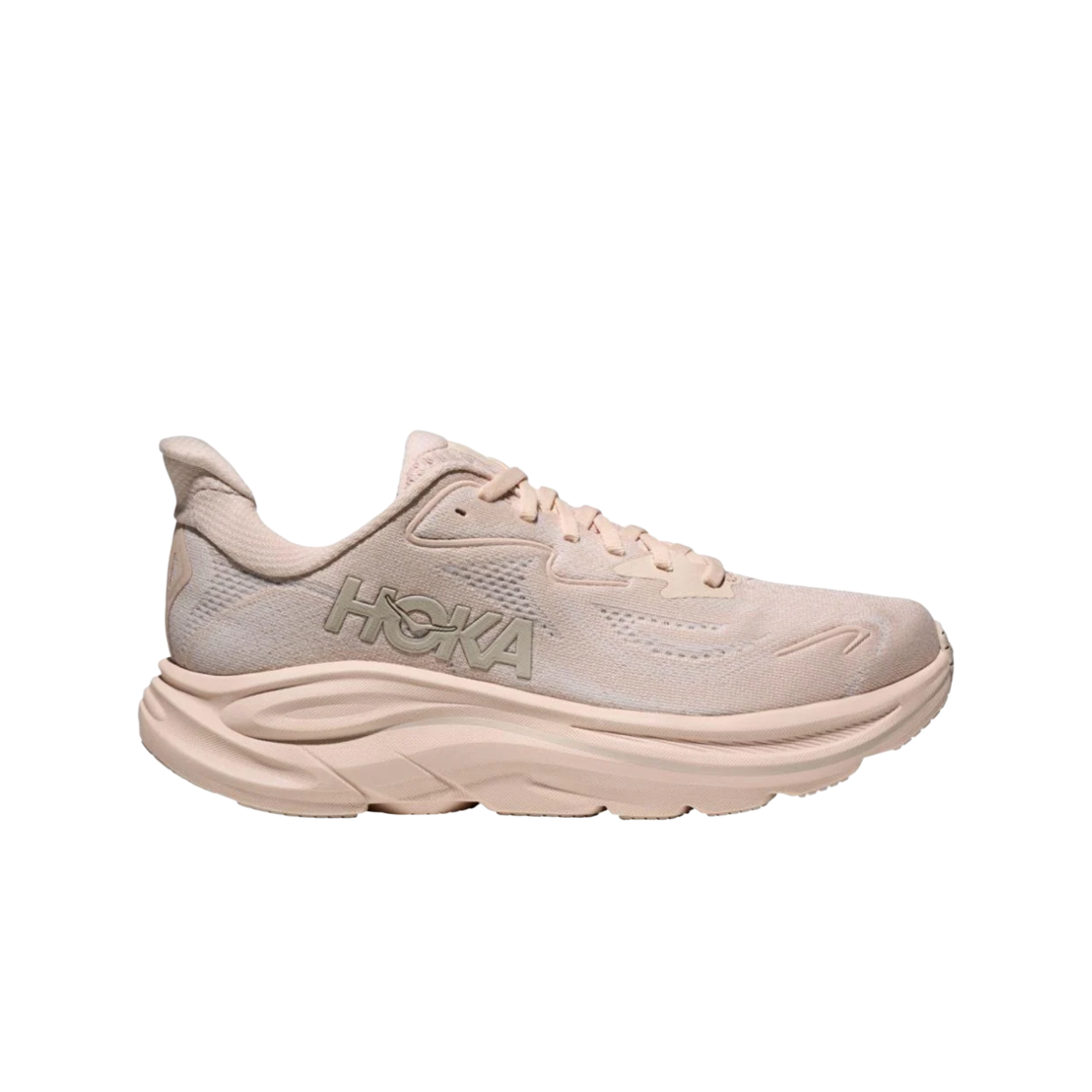 1162031-BWDR (W) Hoka Clifton 10 Beech Wood Rose Cream