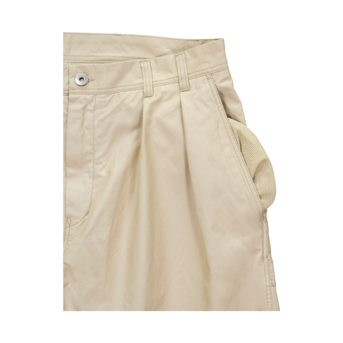 휴머러스 어카운트 맨메이드 쇼츠 카키(humorous account Manmade Shorts Khaki) - 4