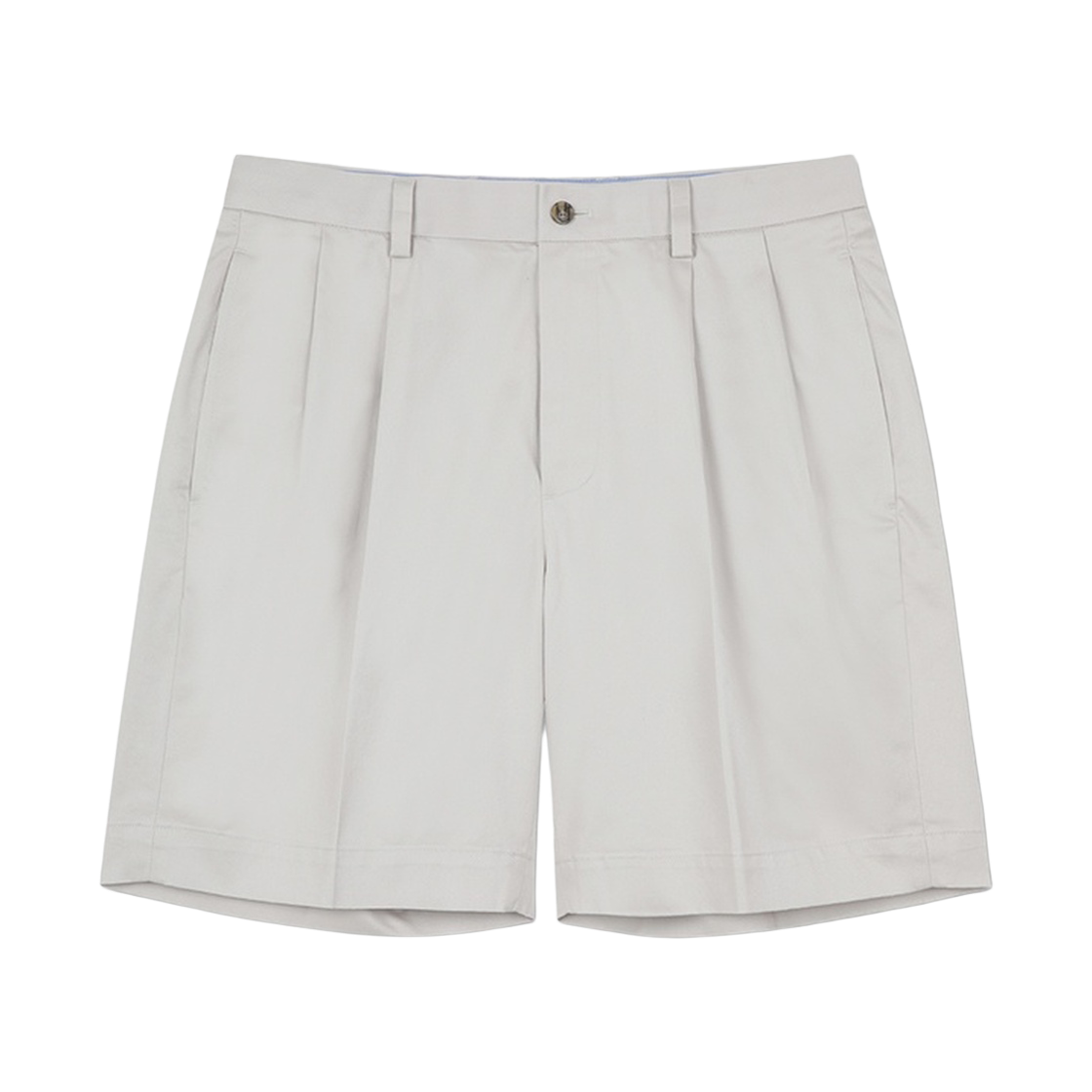 BBPSMM01391GA BrooksBrothers Pleated Lightweight Advantage Shorts Stone