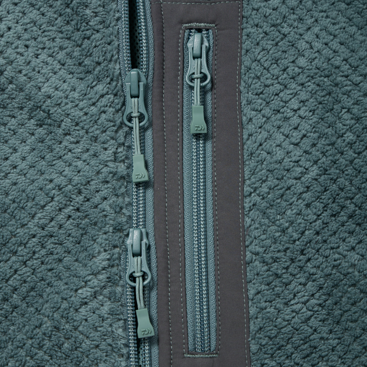 다이와 피어39 테크 밀 플리스 자켓 스모크 그린 - 26FW(DAIWA PIER39 Tech Mil Fleece Jacket Smoke Green - 26FW) - 5