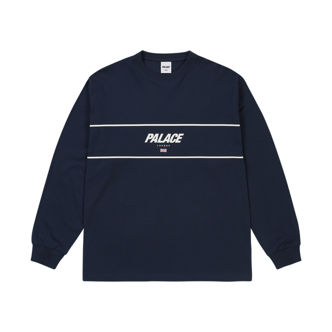 - Palace London Longsleeve Navy - 26FW