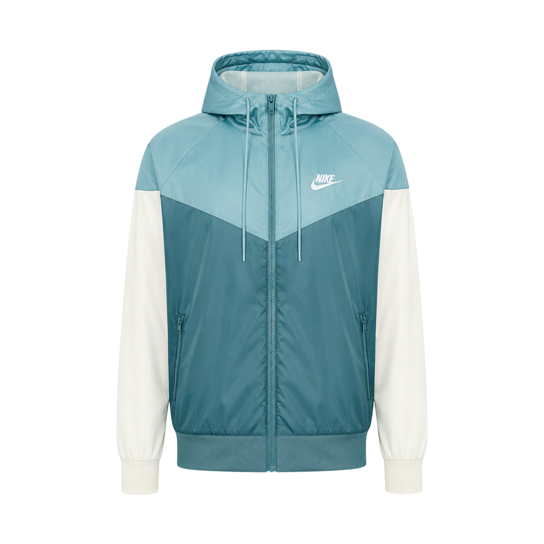 DA0002-006 Nike NSW Windrunner Hooded Jacket Smoky Blue Denim Turquoise - Asia