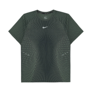 Nike Stride Aero-Fit Short Sleeve Running Top Black Light Green Spark - US/EU
