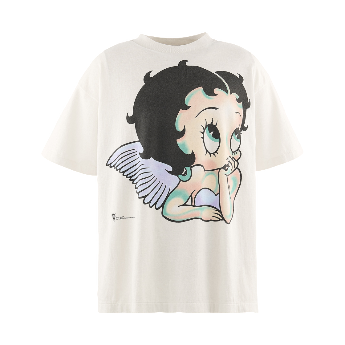 - Saint Mxxxxxx x Betty Boop S/S T-Shirt Angel White - 26AW
