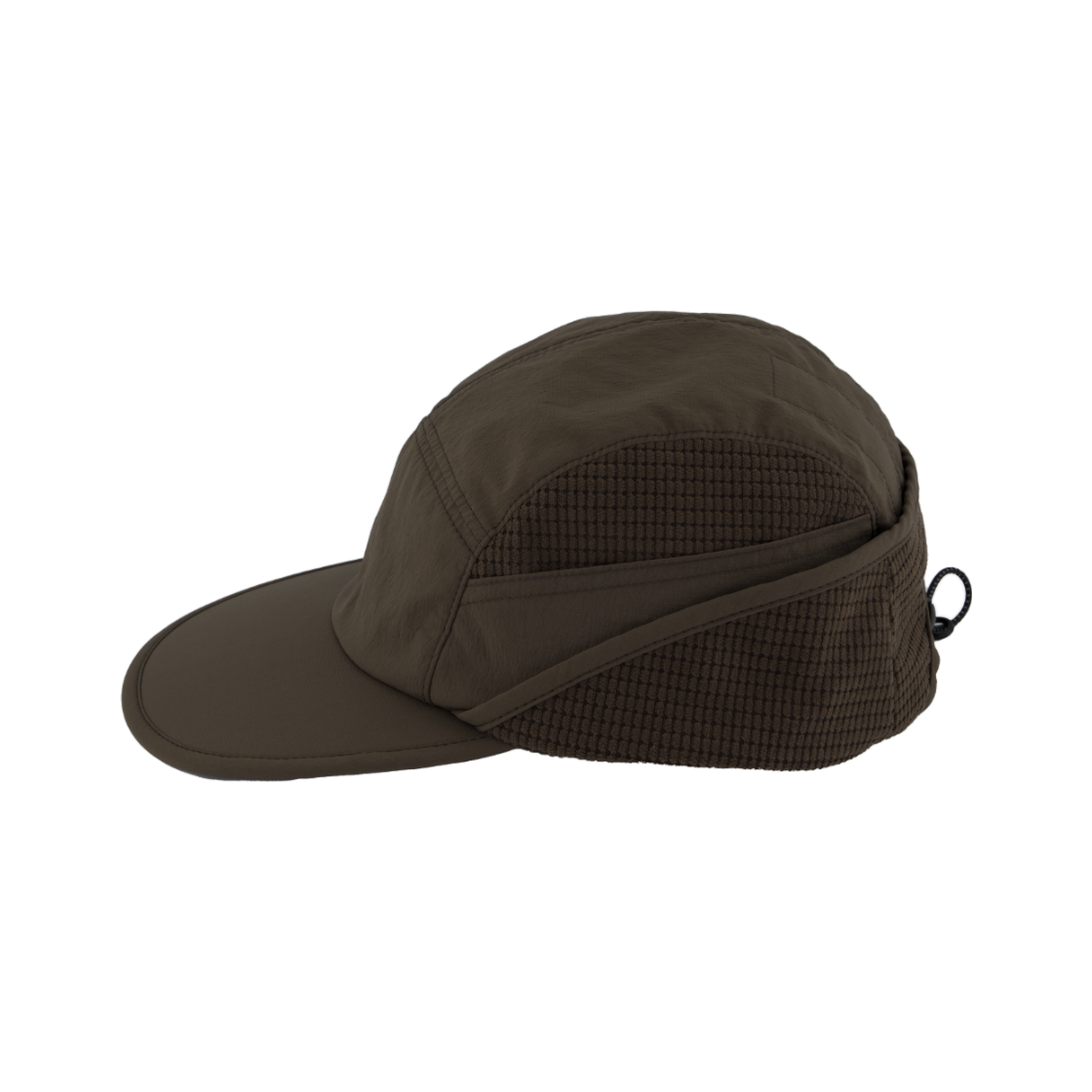 HM25AW-CP01 humorous account Patrol Ear Muff Cap Brown Drab