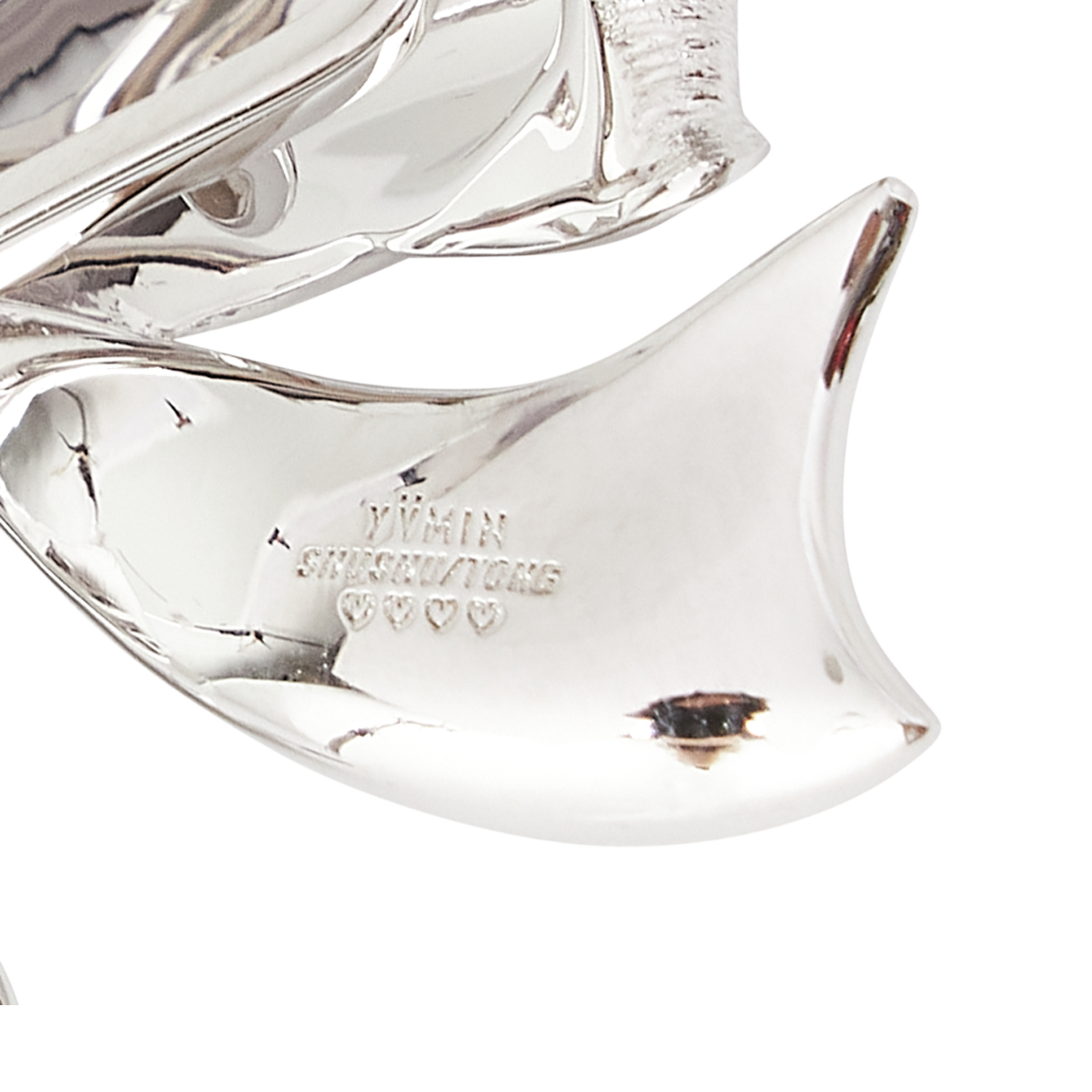위민 기프트 보우노트 레트로 헤어 클립 실버 - 26FW(Yvmin Gift Bowknot Retro Hair Clip Silver - 26FW) - 6