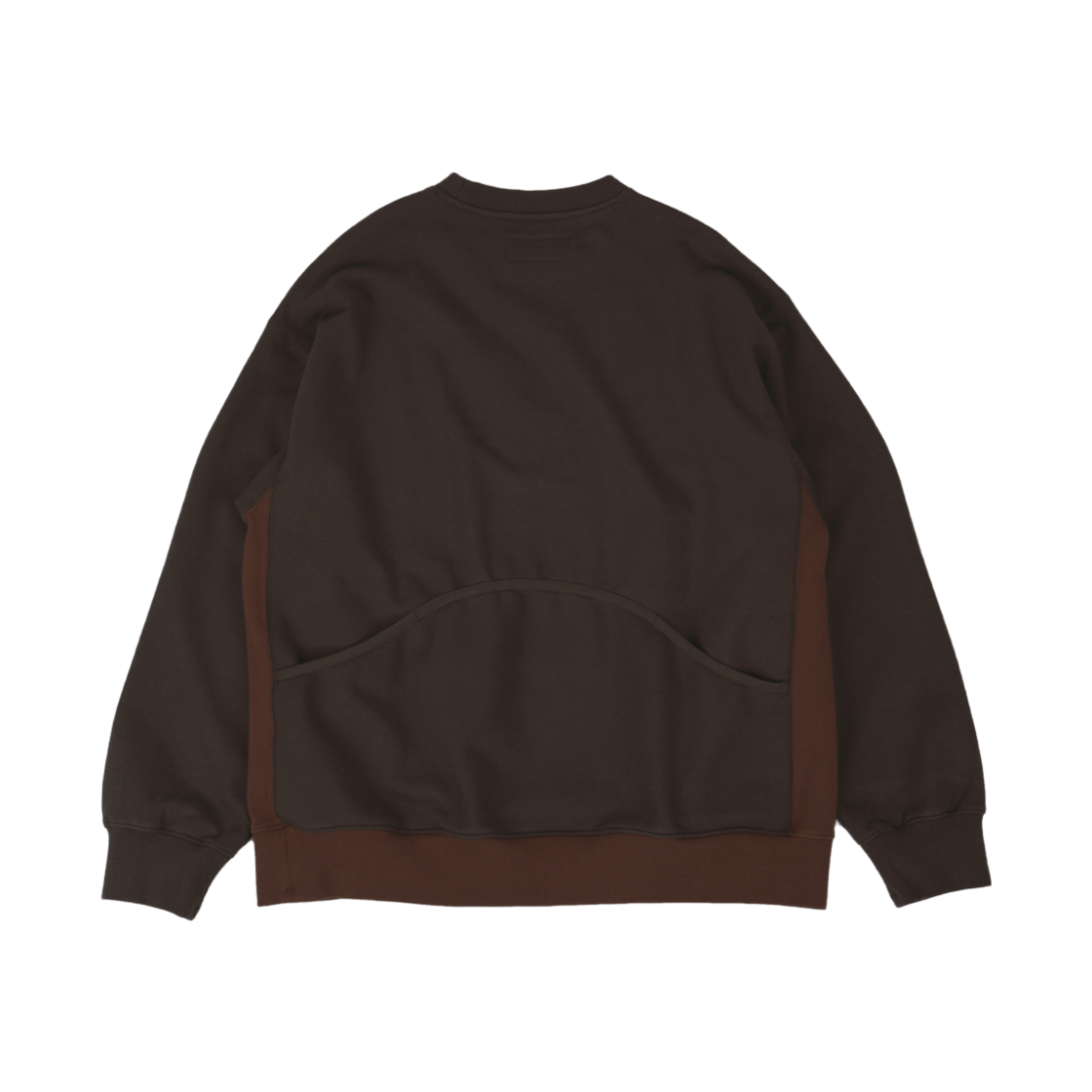 휴머러스 어카운트 웨이브 포켓 스웻 셔츠 다크 브라운(humorous account Wave Pk Sw Shirt Dark Brown) - 2