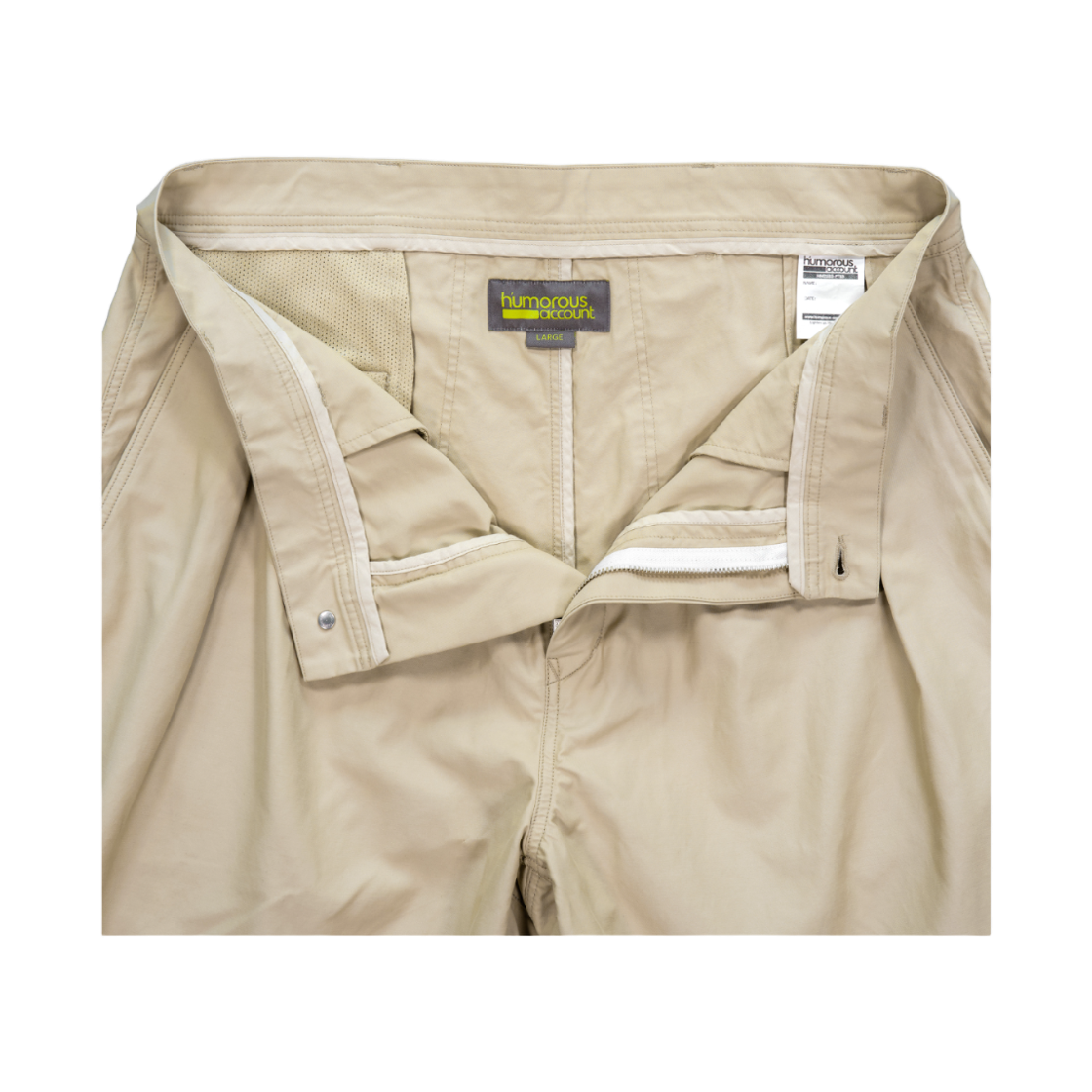 휴머러스 어카운트 맨메이드 쇼츠 카키(humorous account Manmade Shorts Khaki) - 3