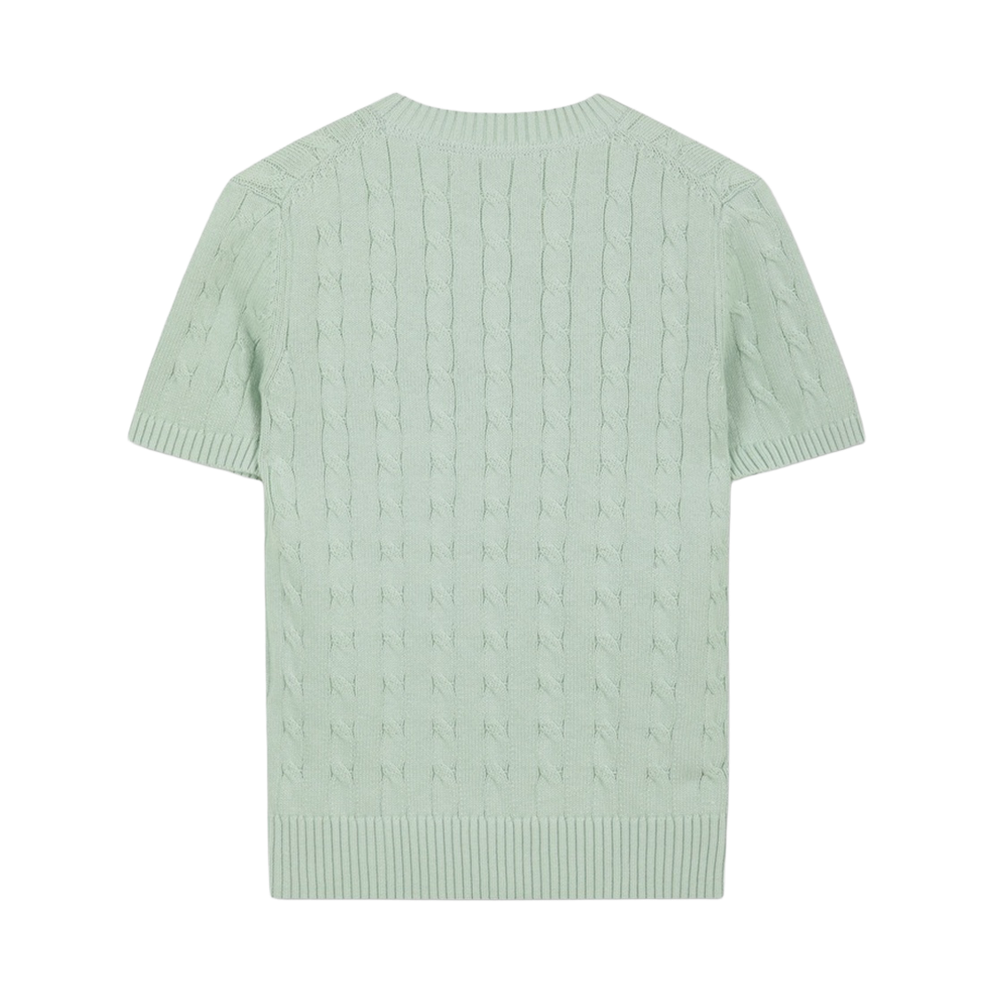 브룩스브라더스 여성 코튼 케이블 풀오버 반팔 민트(BrooksBrothers Women's Cotton Cable Pullover Short Sleeve Mint) - 2
