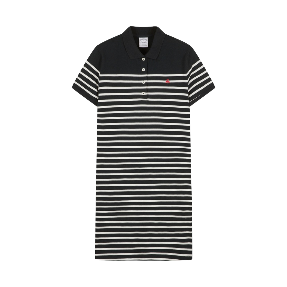 BBDZWBG2037GM BrooksBrothers Women's Logo Cotton Pique Dress Stripe Multi