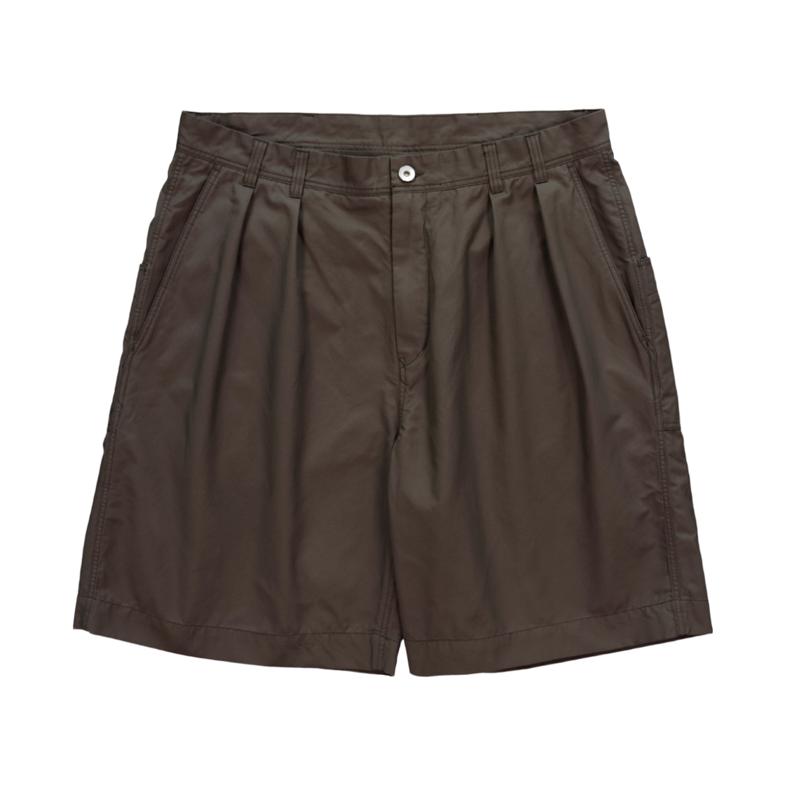 HM25SS-PT03 humorous account Manmade Shorts Mocha