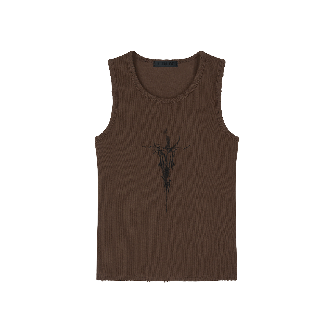 엔드릭스 스트릭 슬리브리스 브라운(EDLIX Streak Sleeveless Brown)