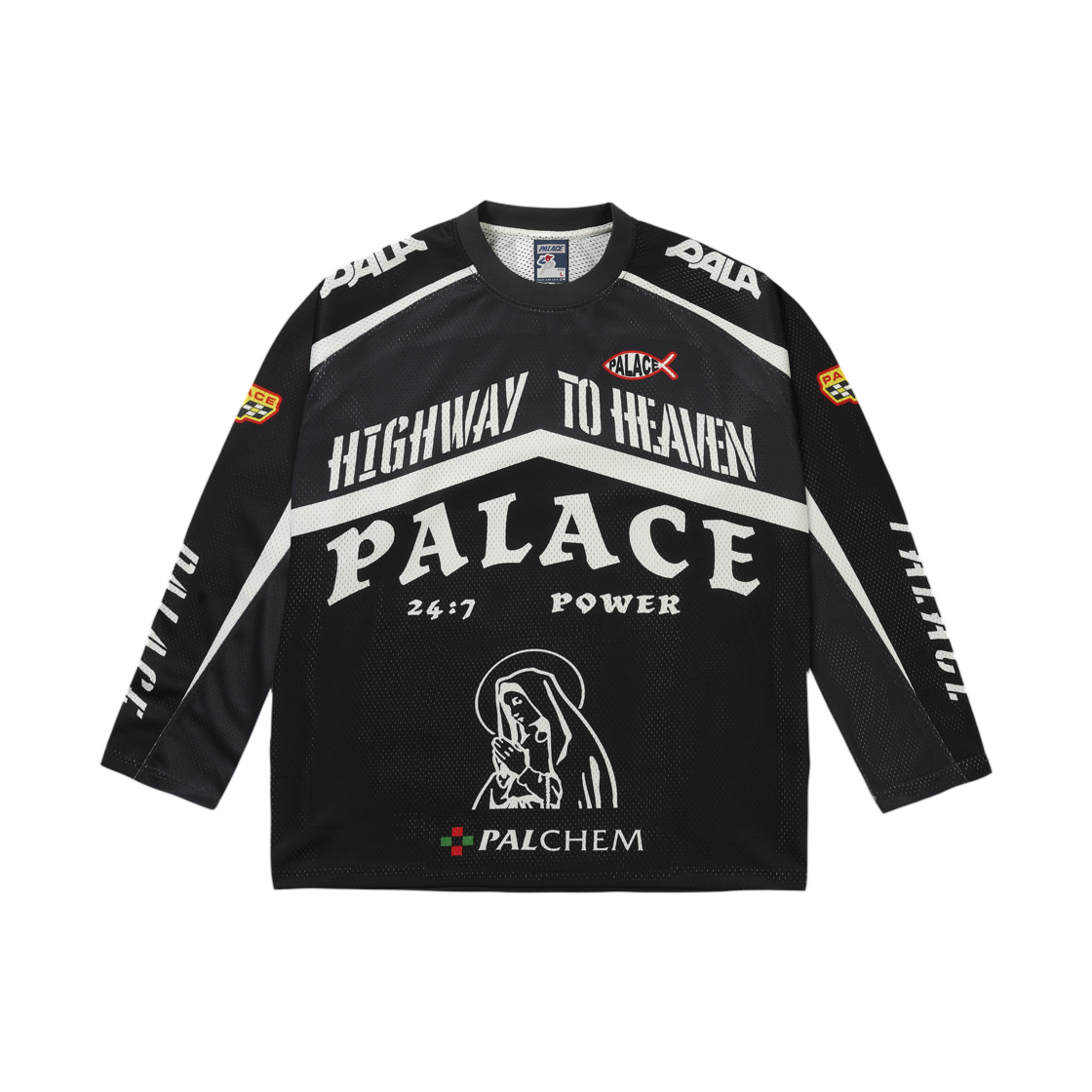 - Palace Highway To Heaven Jersey Black - 26FW
