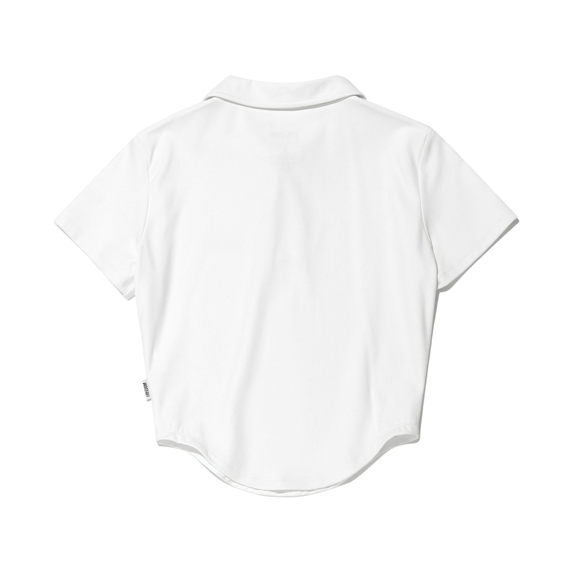 프리덤 커브드 슬림 카라 숏 슬리브 화이트(FREEDOM Curved Slim Collar Short Sleeves White) - 2