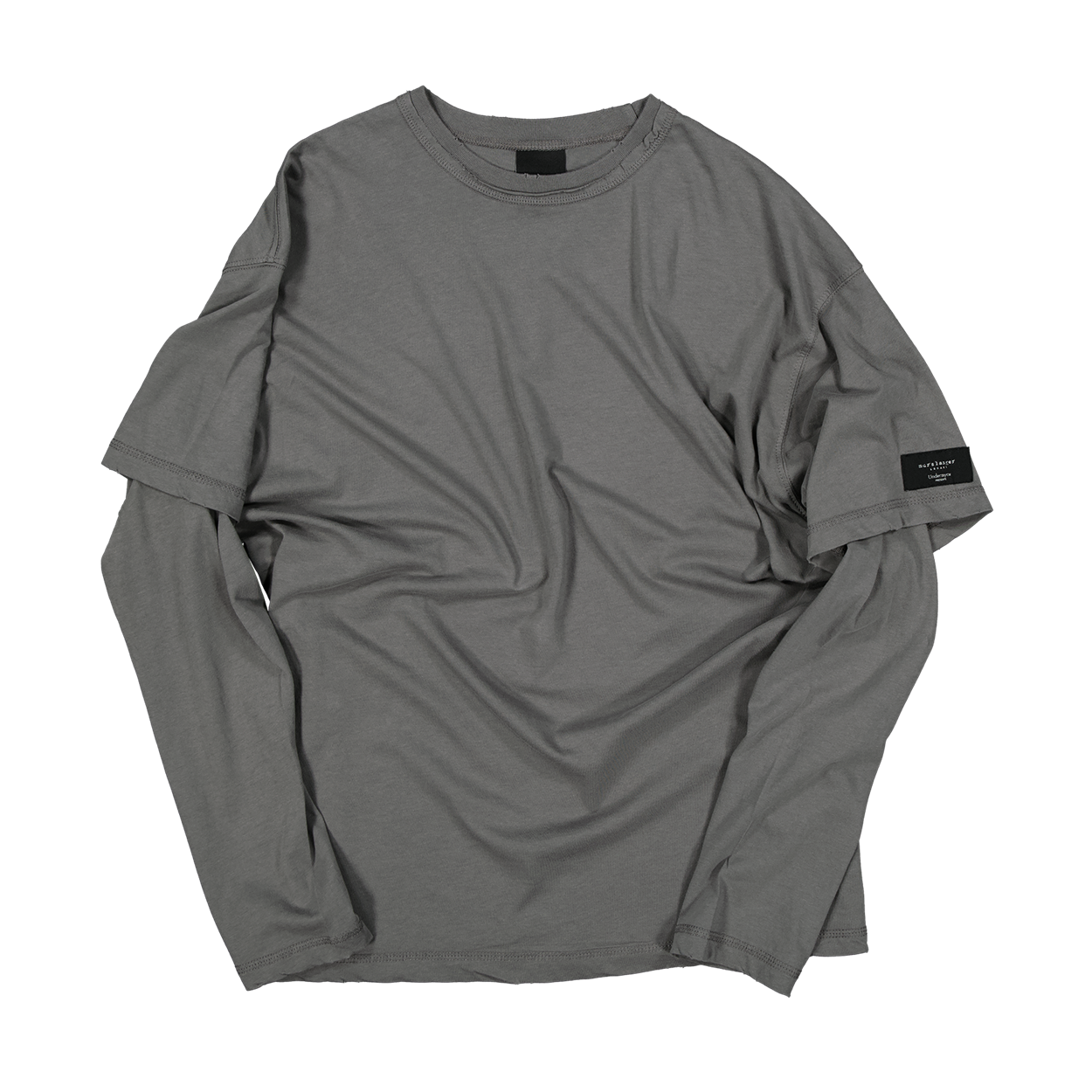 언더마이카 머슬랭거 언더레이어 롱 슬리브 티셔츠 더스티 그레이(Undermycar Murslanger Underlayer Long Sleeve T-Shirts Dusty Gray) - 3